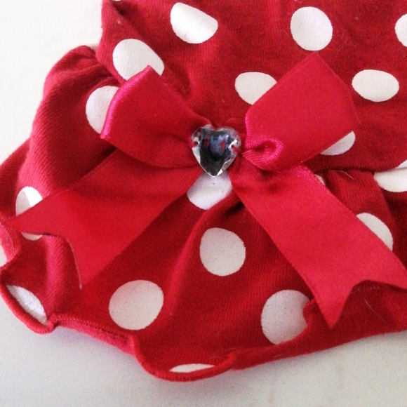 Adorable polkadot dog dress - Picture 4 of 4
